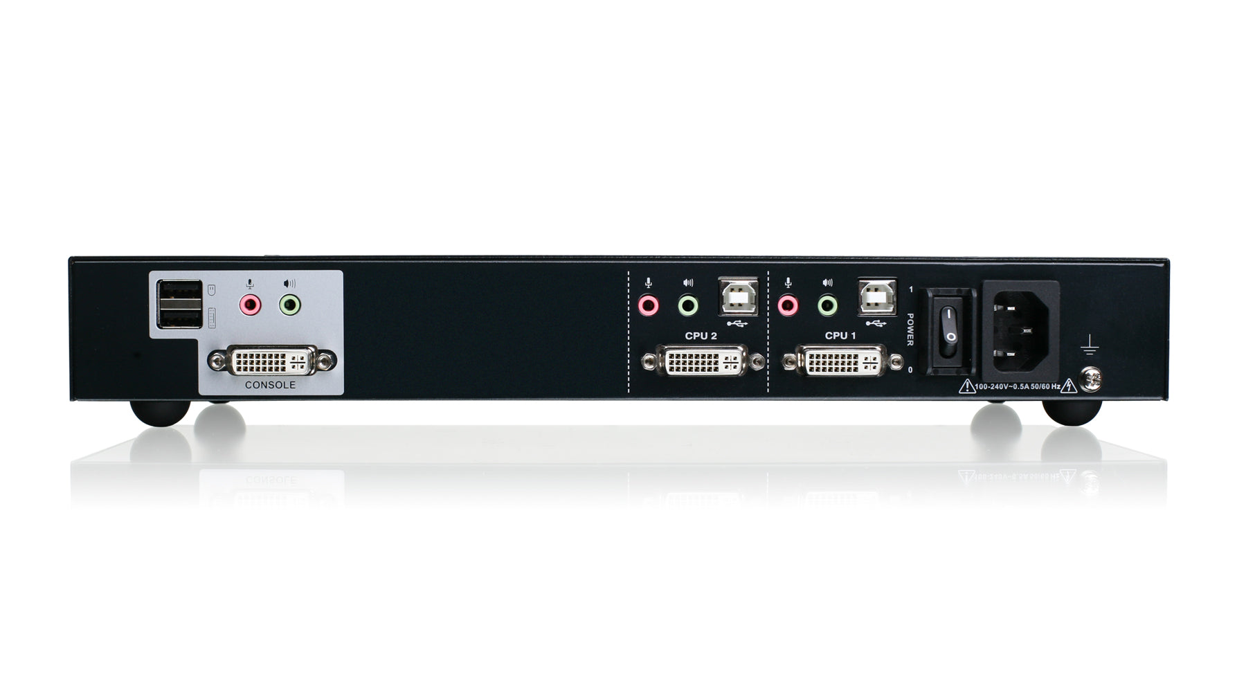 2-Port Dual-Link DVI Secure KVM Switch (TAA)