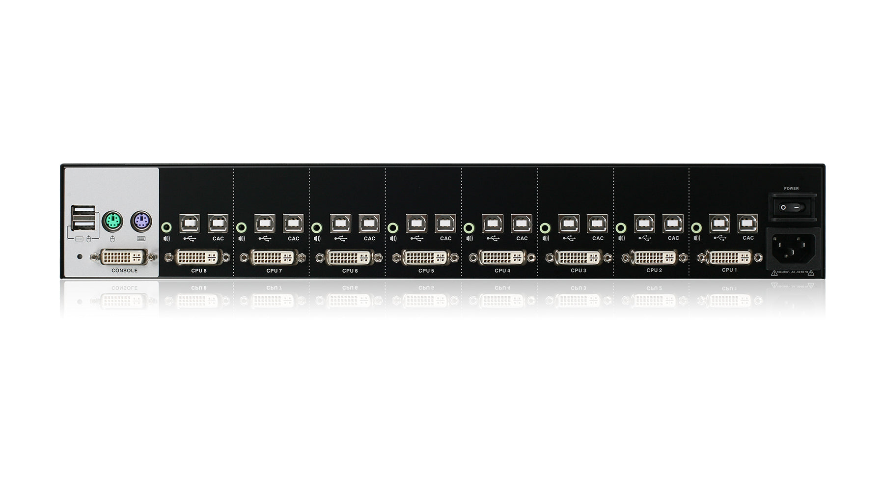 8-Port Dual-Link DVI Secure KVM Switch (TAA)