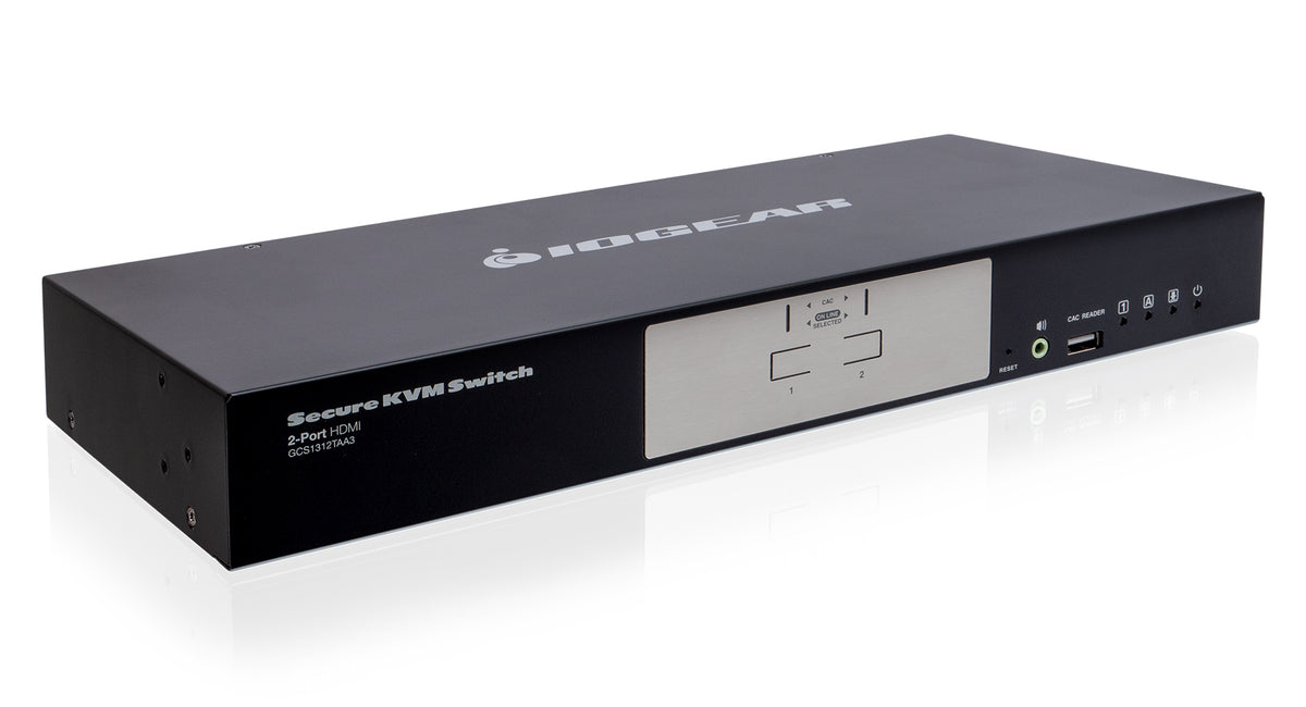 GCS1312TAA3 - IOGEAR 2-Port HDMI Secure KVM Switch (TAA)