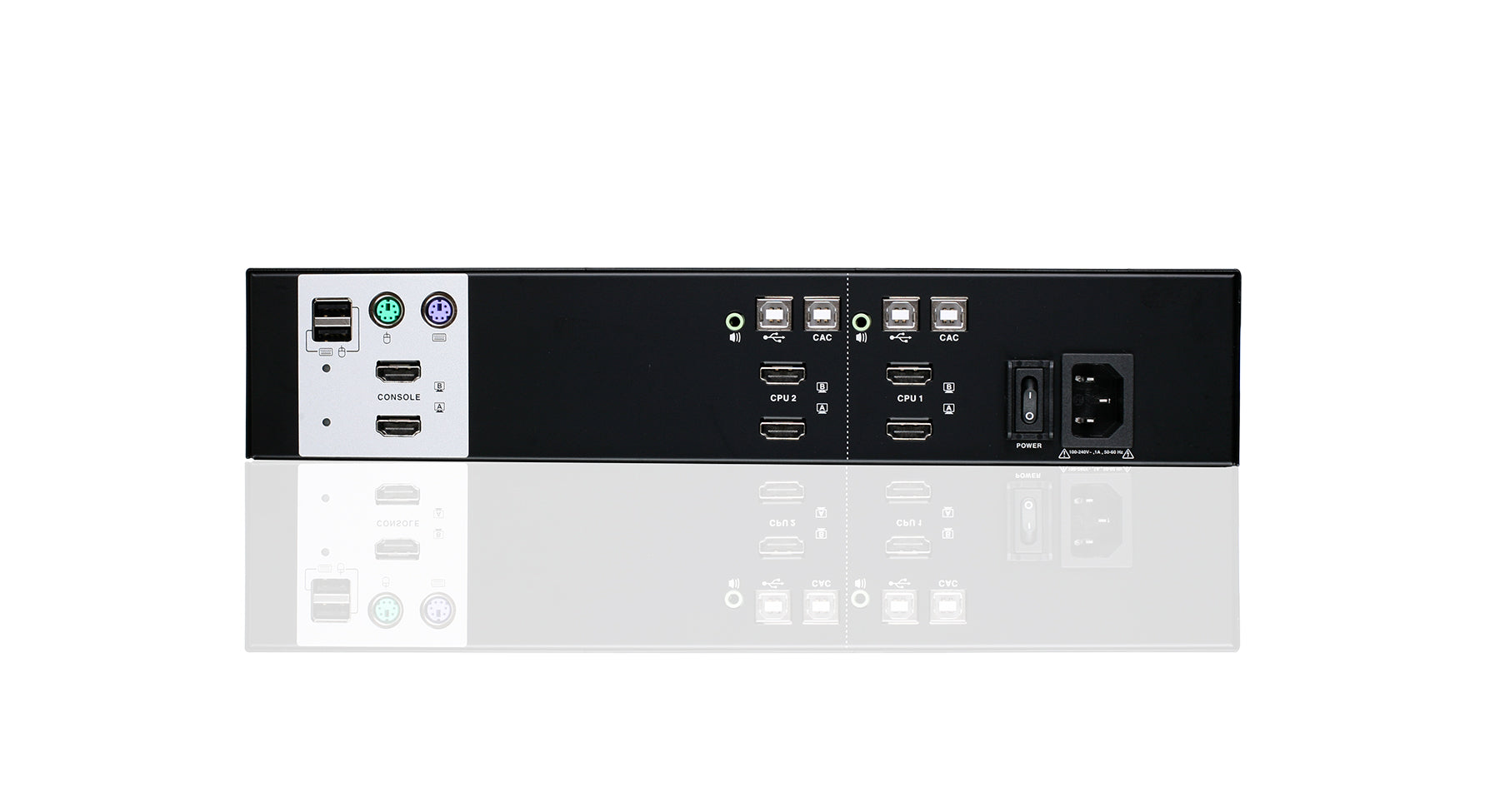 2-Port Dual View HDMI Secure KVM Switch (TAA)