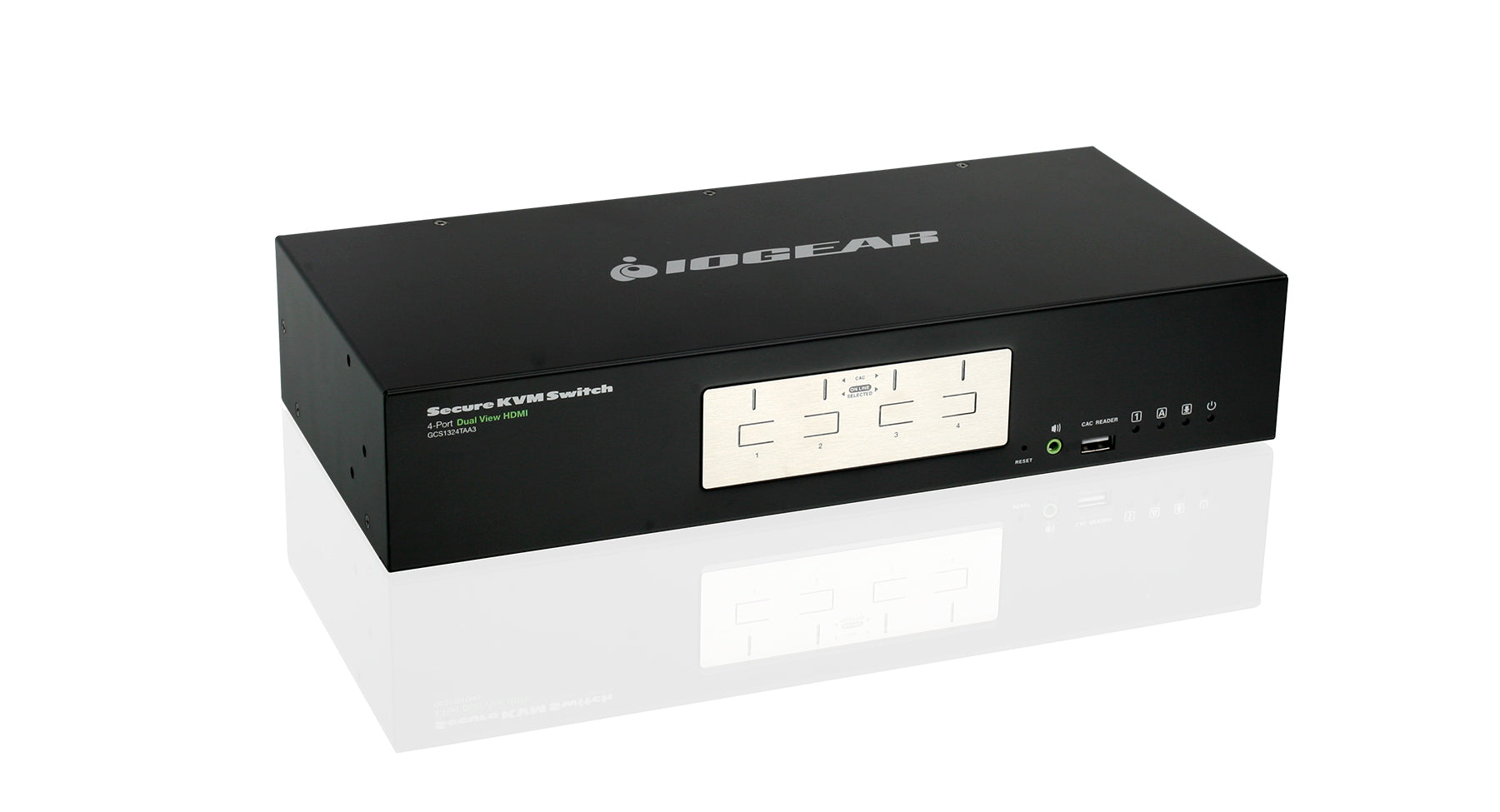 4-Port Dual View HDMI Secure KVM Switch (TAA)