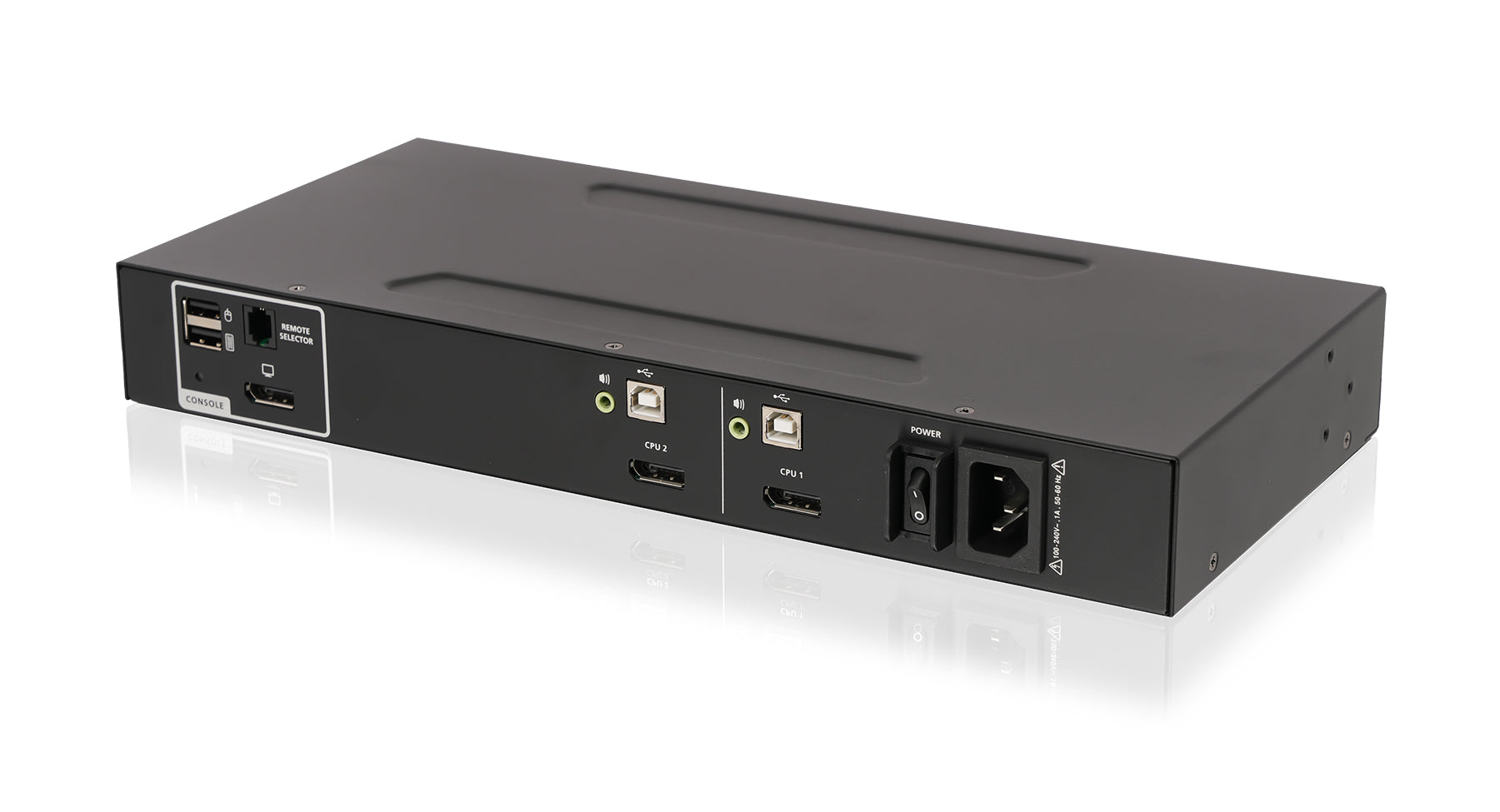 2-Port Single View DisplayPort Secure KVM Switch w/Audio