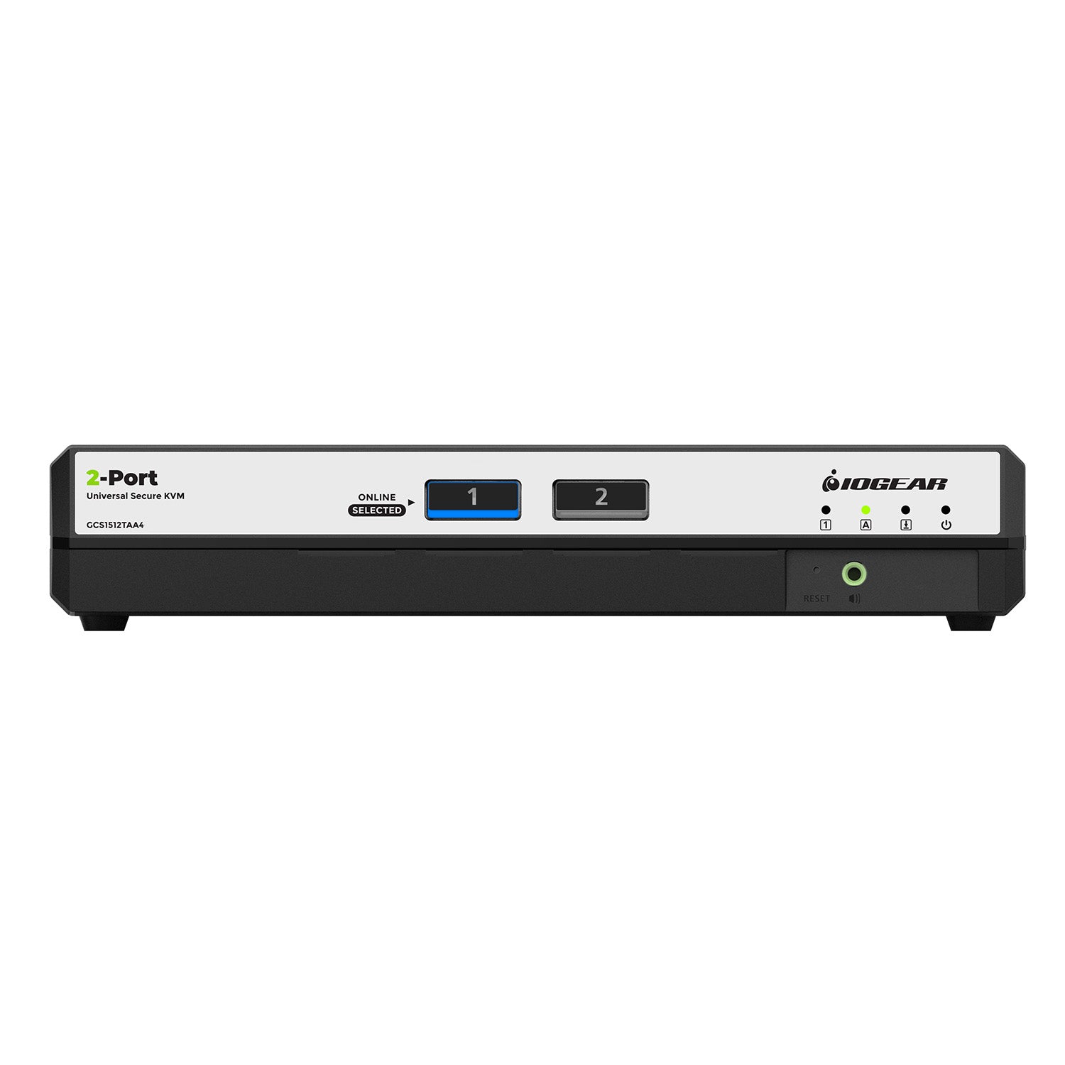 2-Port Single View True Universal (DP/HDMI) Secure KVM Switch w/Audio