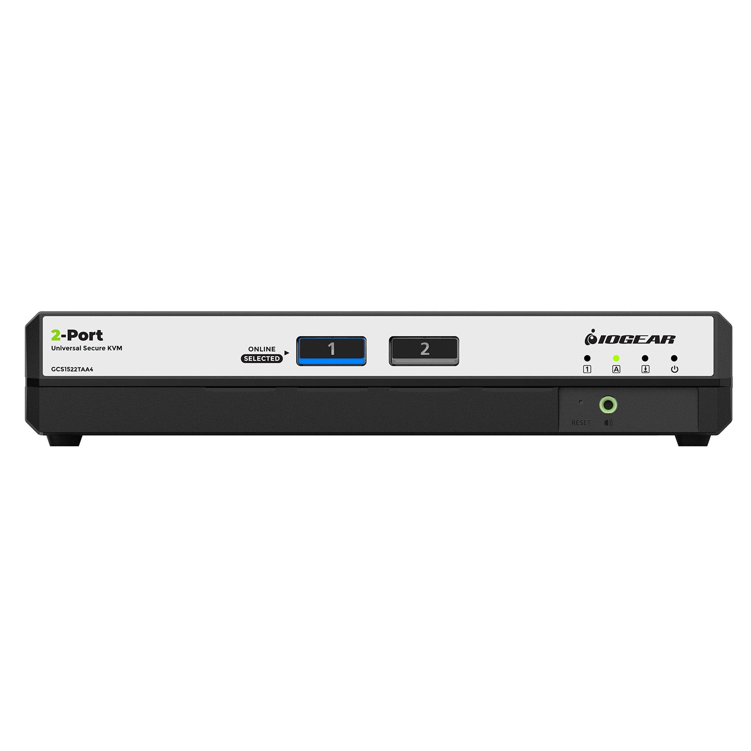2-Port Dual View True Universal (DP/HDMI) Secure KVM Switch w/Audio