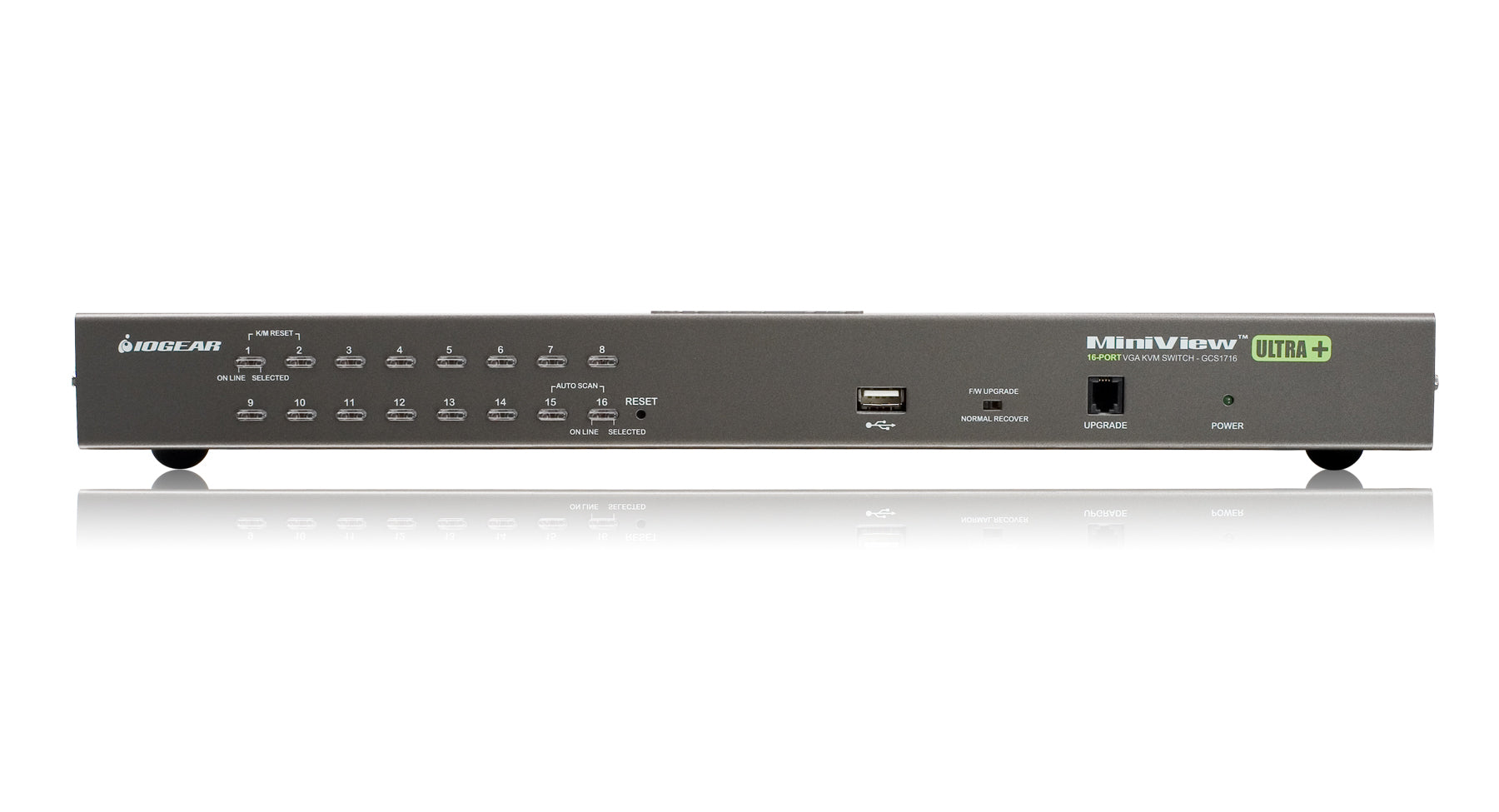 16-Port USB PS/2 Combo KVM Switch with USB KVM Cables (TAA Compliant)