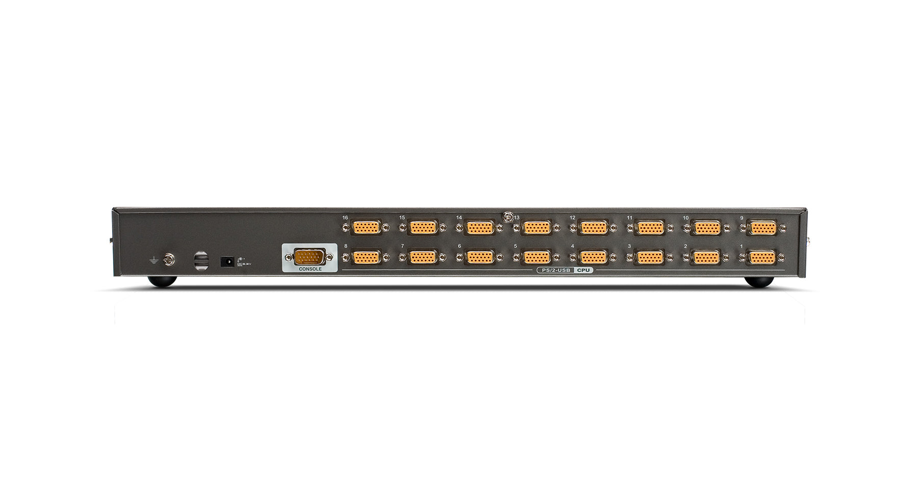 16-Port USB PS/2 Combo KVM Switch with Cables (TAA Compliant)