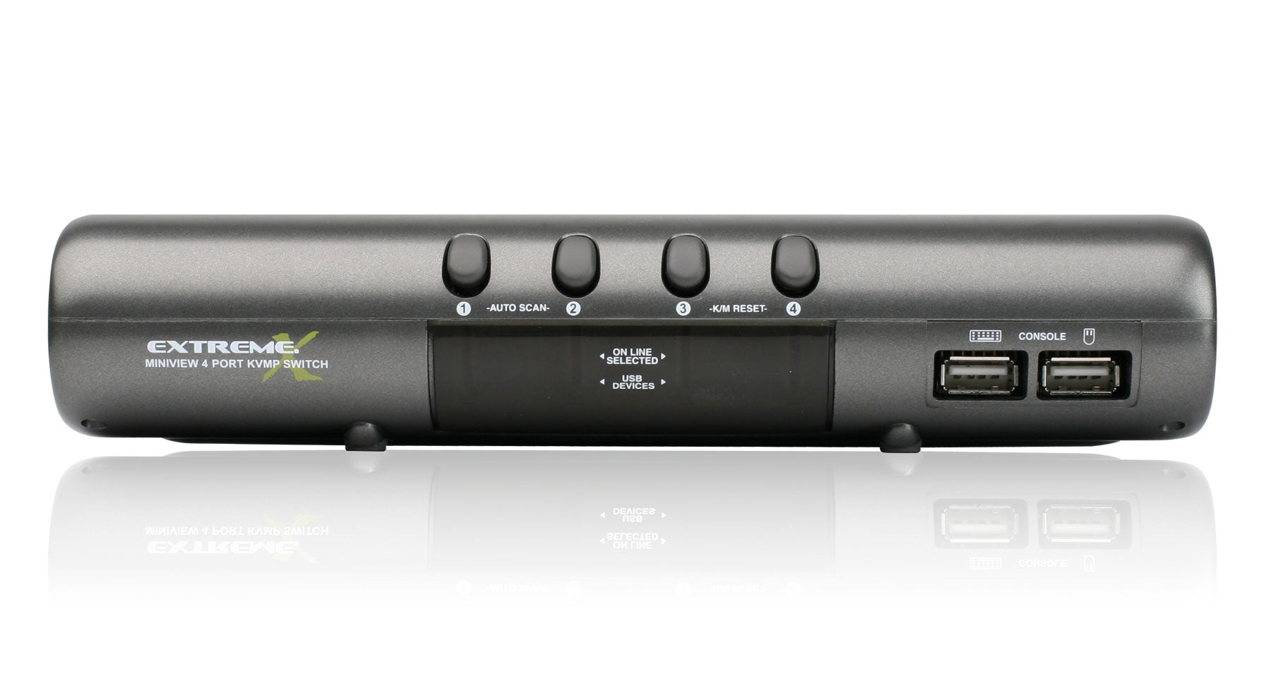 4-Port MiniView™ Extreme Multimedia KVMP Switch w/Cables