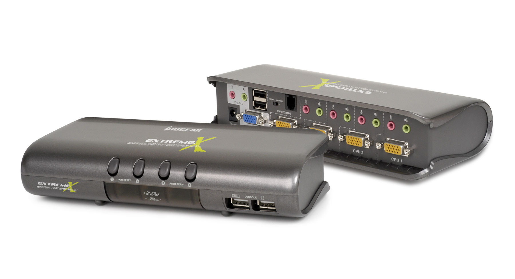 4-Port MiniView™ Extreme Multimedia KVMP Switch w/Cables