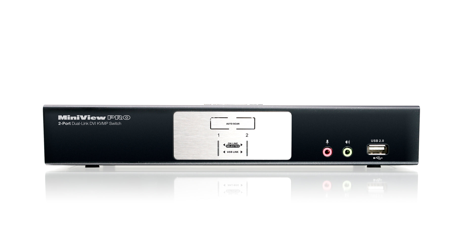 2-Port Dual-Link DVI KVMP Pro with 7.1 Audio (TAA)