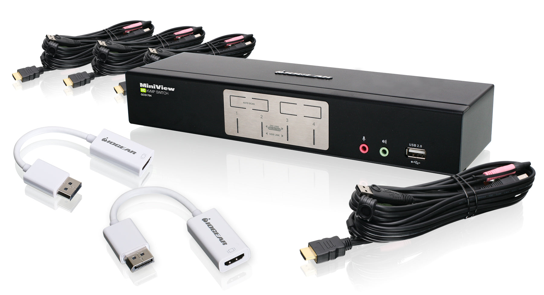 4-Port HDMI and DisplayPort KVMP Kit (TAA Compliant)