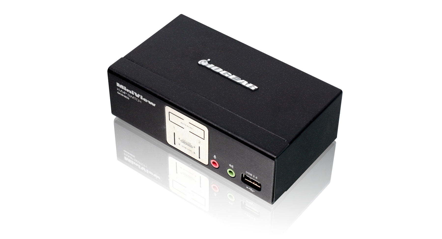 2-Port VGA KVMP Switch with USB 2.0 Hub and Audio