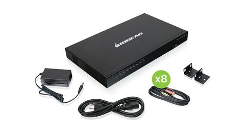 8-Port USB HDMI KVMP Switch with USB Cable Sets (TAA)