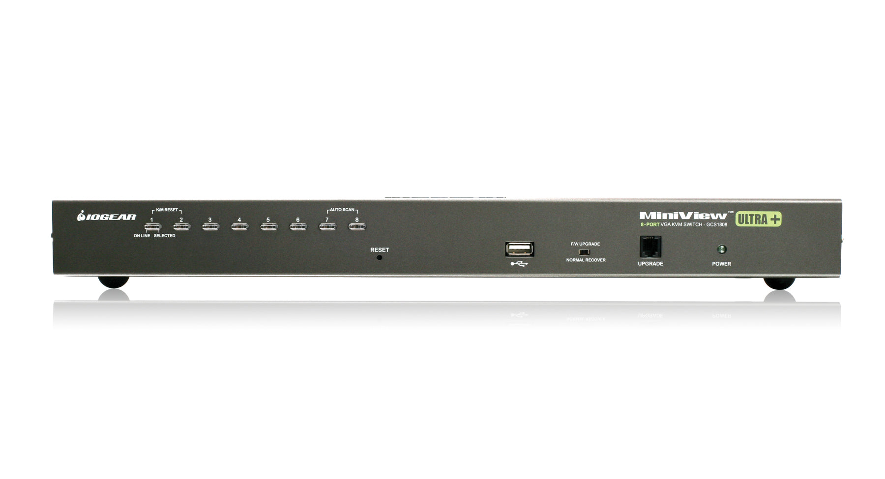8-Port USB PS/2 Combo VGA KVM Switch with USB KVM Cables (TAA)