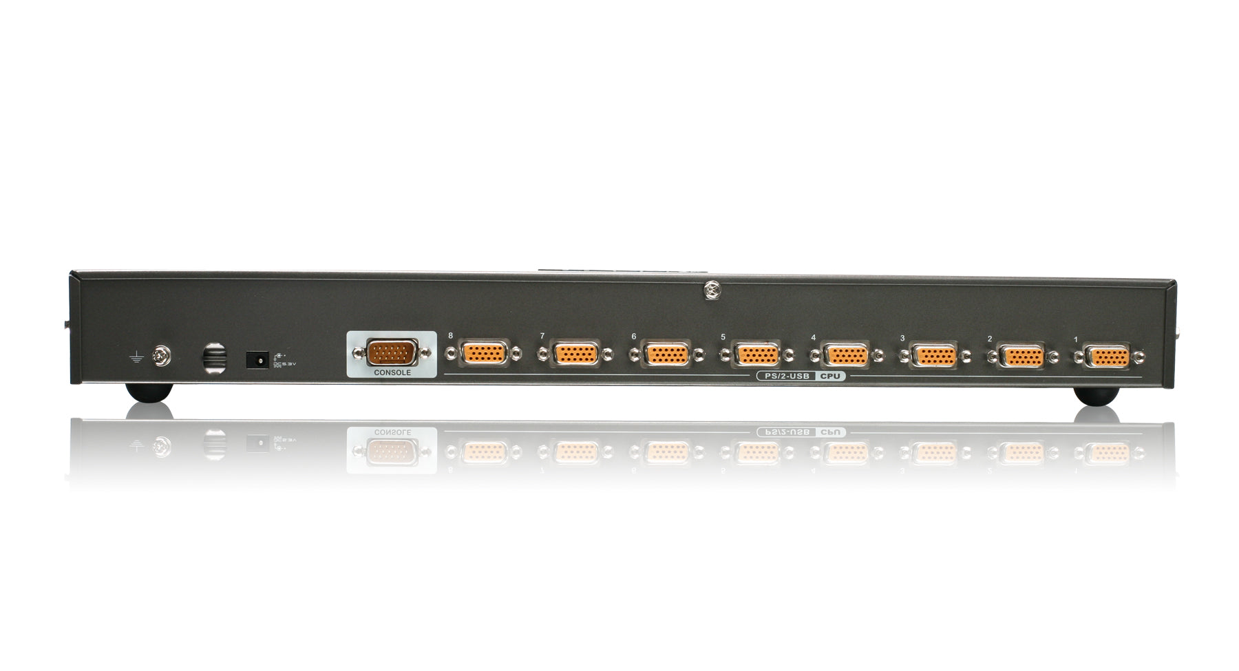 8-Port USB PS/2 Combo VGA KVM Switch with USB KVM Cables (TAA)