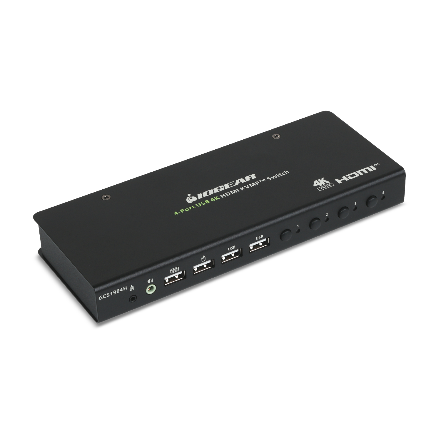 4-Port DisplayPort KVMP Switch with HDMI® connection USB 2.0 Hub and Audio