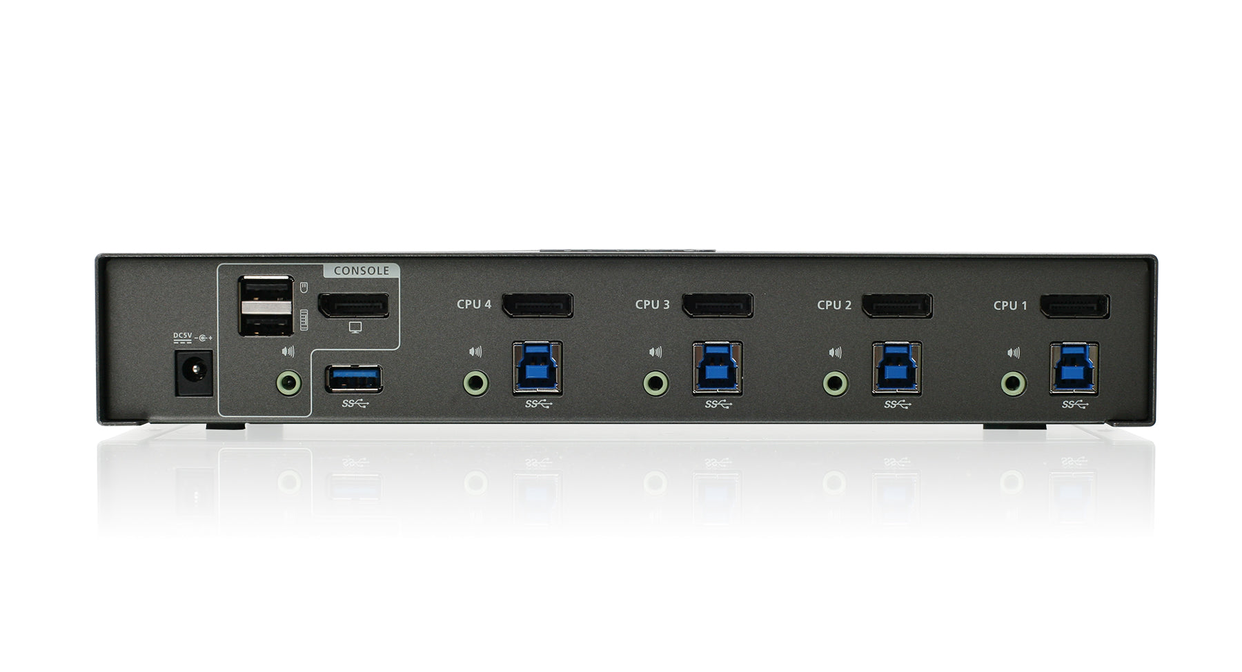 4-Port DisplayPort KVMP Switch with USB 3.0 Hub (TAA Compliant)