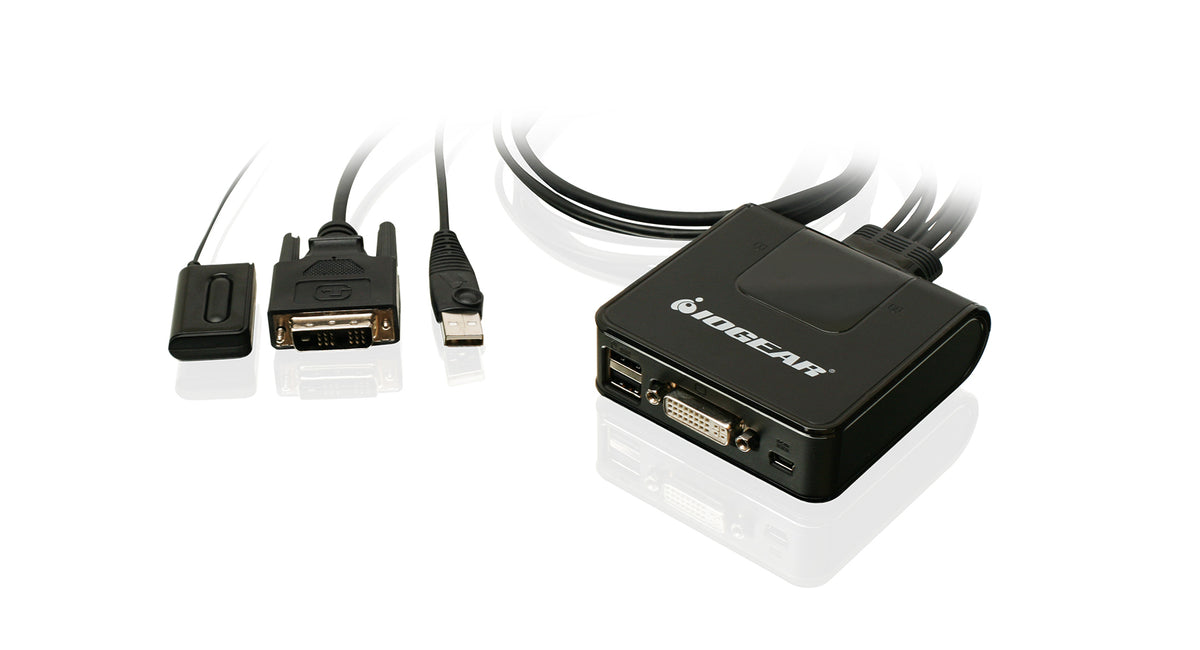 2-Port Cable KVM Switch with HDMI Connections