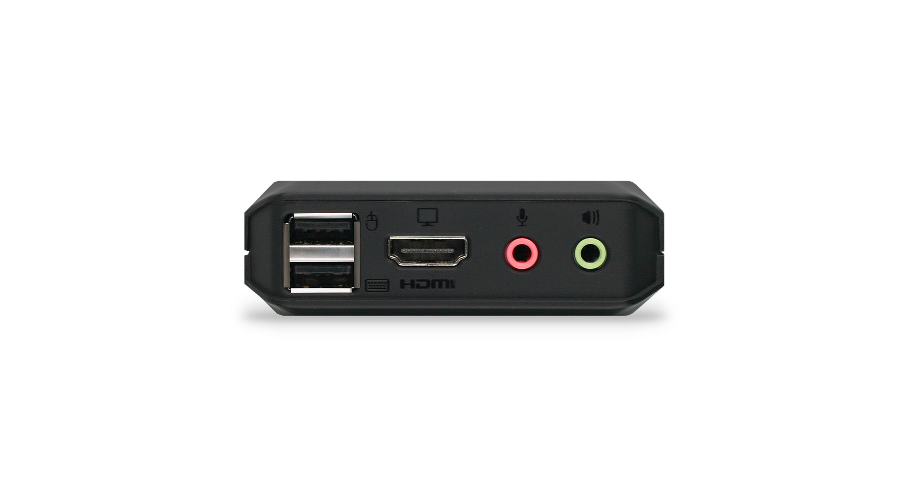2-Port 4K KVM Switch with HDMI, USB and Audio Connections