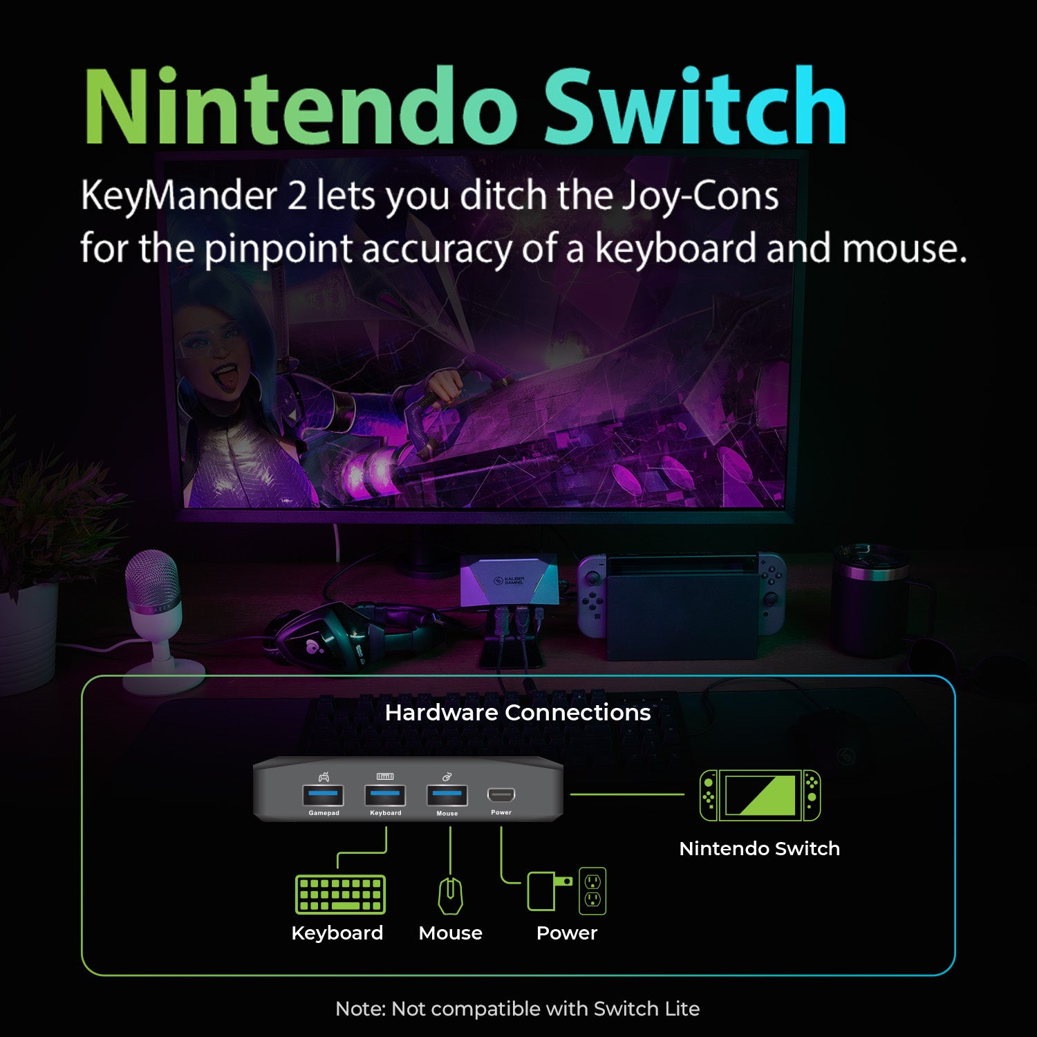 KeyMander 2 Keyboard/Mouse Adapter Plus Controller Crossover