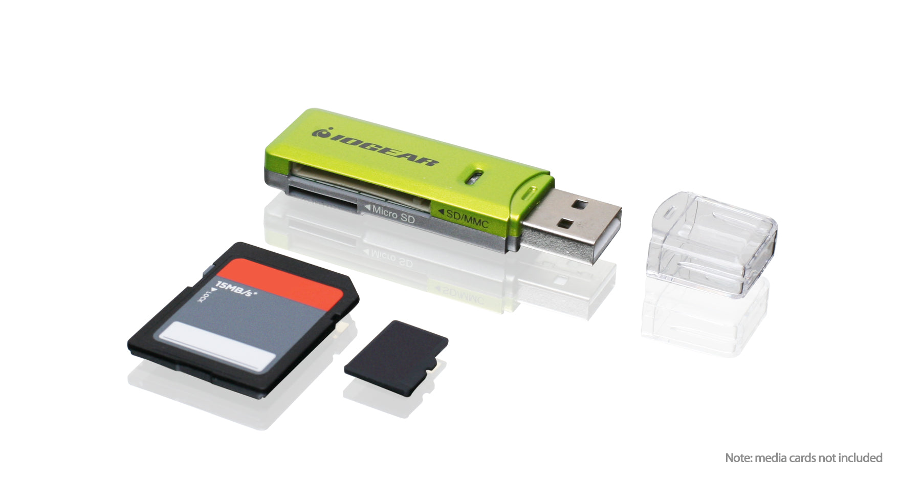 USB 2.0 SD Portable Card Reader Dual Slot SD/Micro SDHC/M2/MS/CF/UHS-I