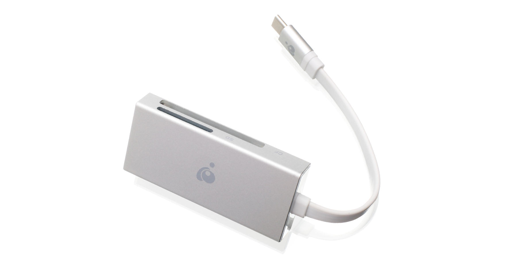 Aluminum USB-C 3-In-1 SD Card Reader