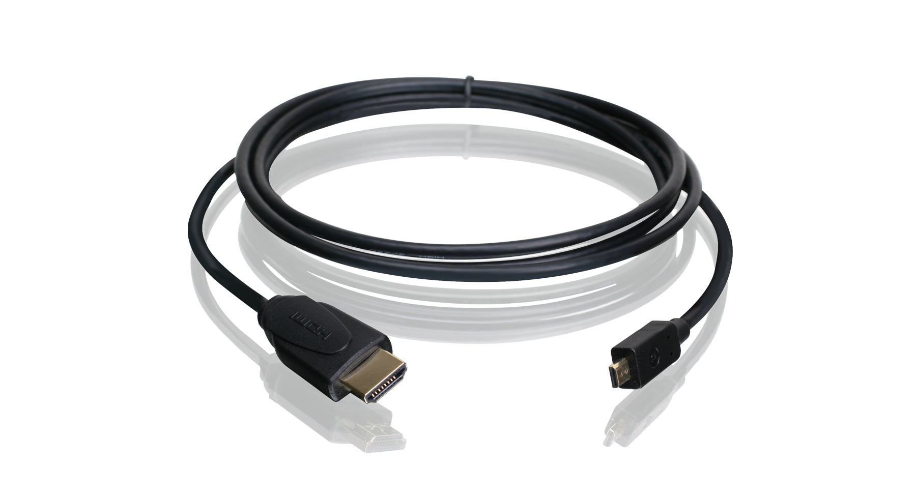 High Speed HDMI® to Micro HDMI® Cable with Ethernet 6.5 ft.