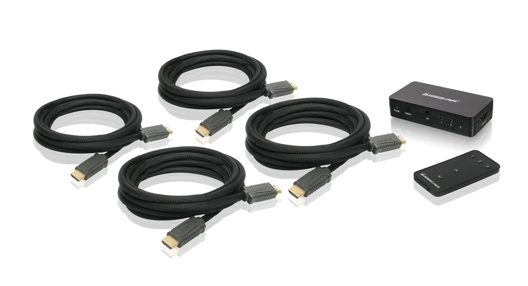 3-Port HDMI Switch Home Entertainment Starter Kit