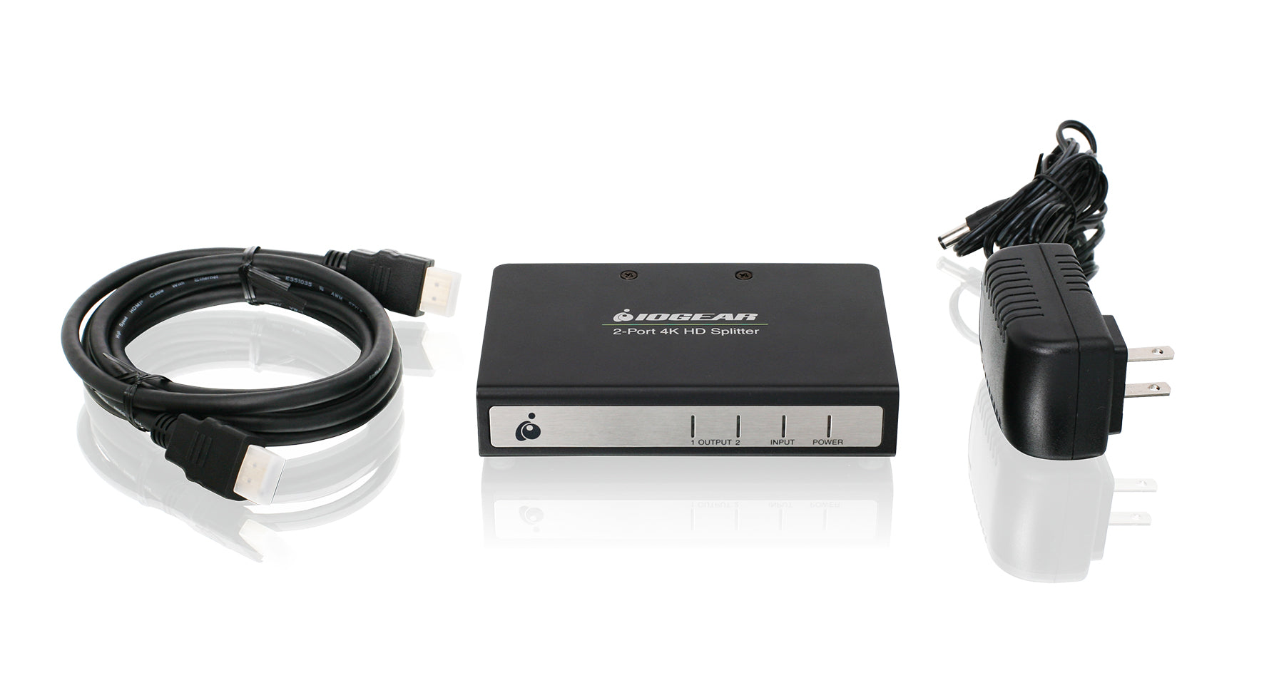 4K Ultra HD 2-Port Splitter with HDMI Connectors