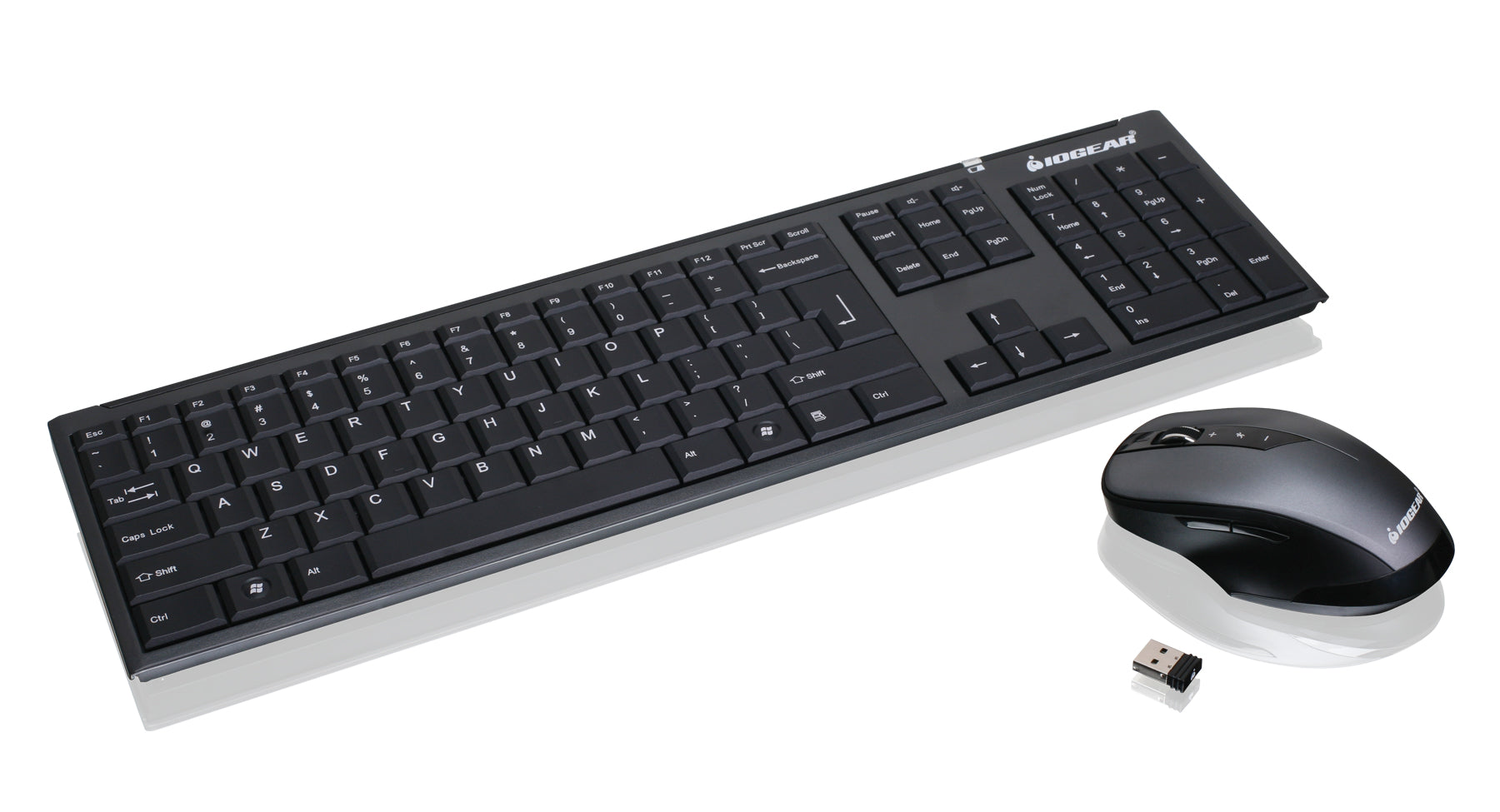 Long Range 2.4 GHz Wireless Keyboard and Mouse Combo