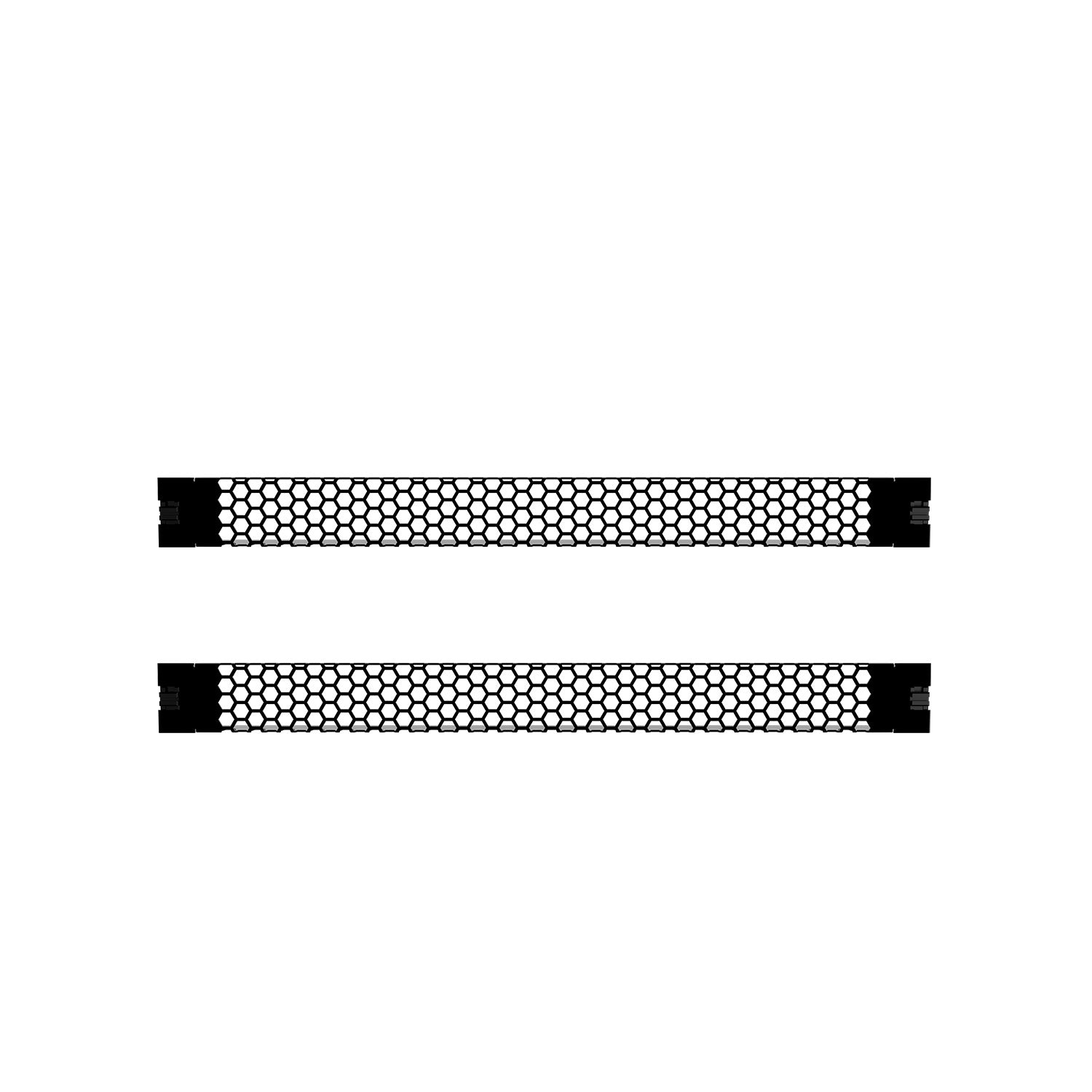 1U Tool-less Vented Blanking Panel (2-Pack)