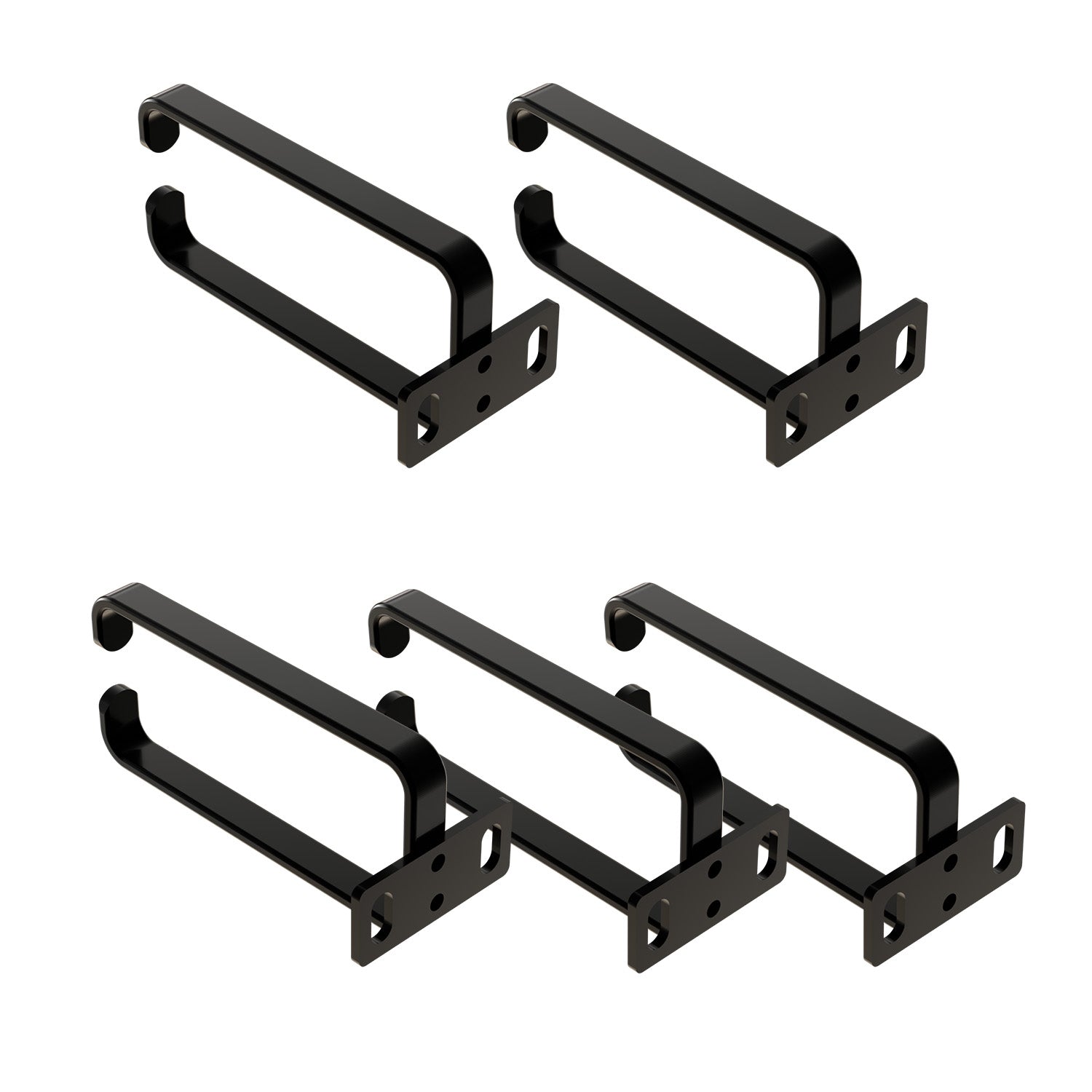 1U Cable Management Ring - 1.8x3.9 inch (4.5cmx10cm) (5 Pack)