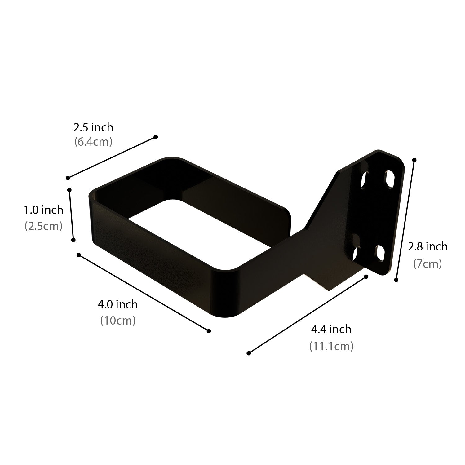1U Multi-Way Cable Management Ring