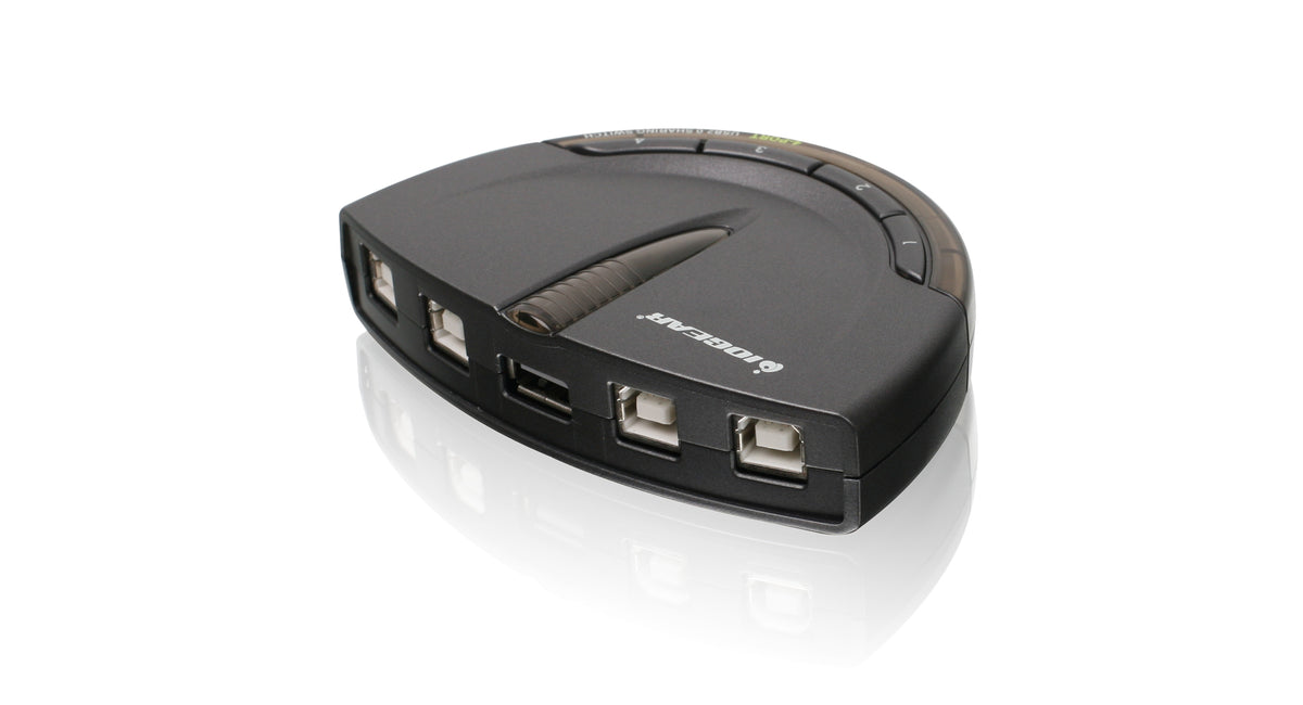 Computer/printer Switches Hardware GUB431 - IOGEAR 4-Port USB 2.0 Automatic Printer Switch
