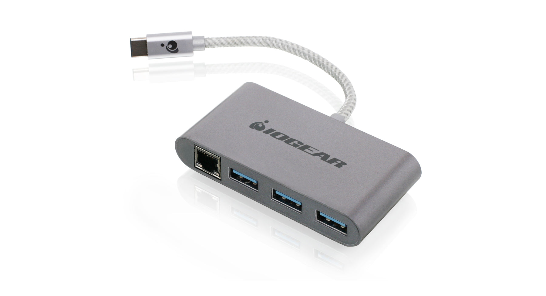 Gigalinq USB-C to USB-A Hub with Ethernet Adapter