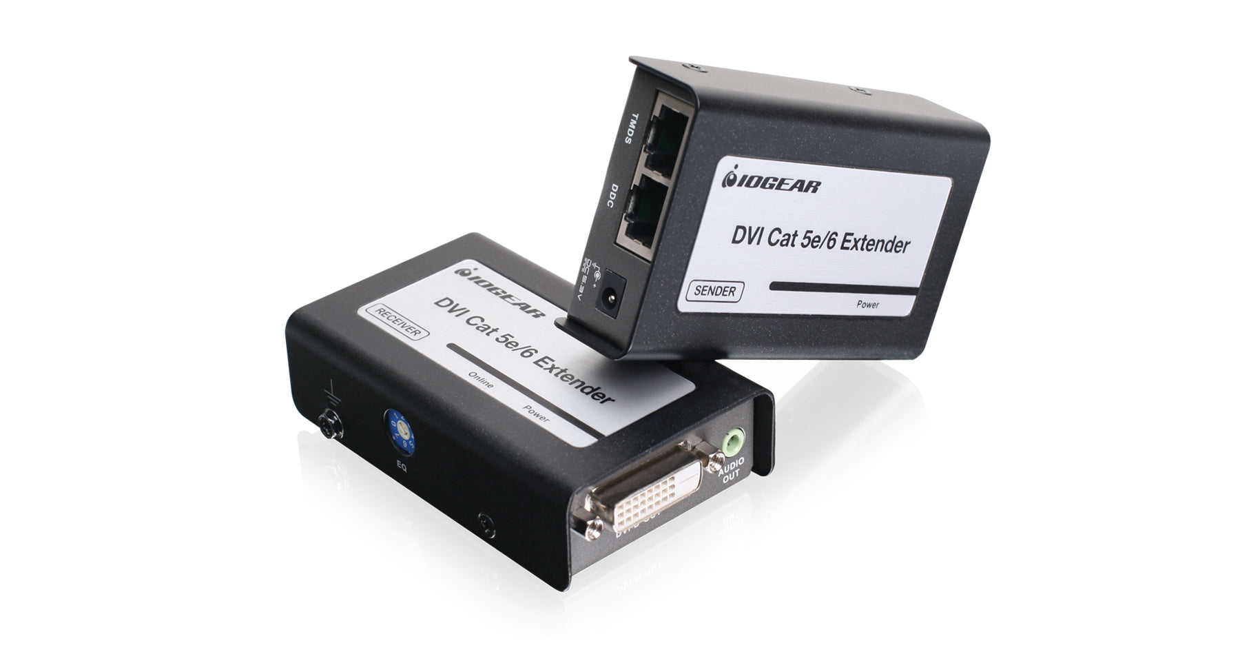 DVI-D CAT5e/6 Extender with Stereo Audio