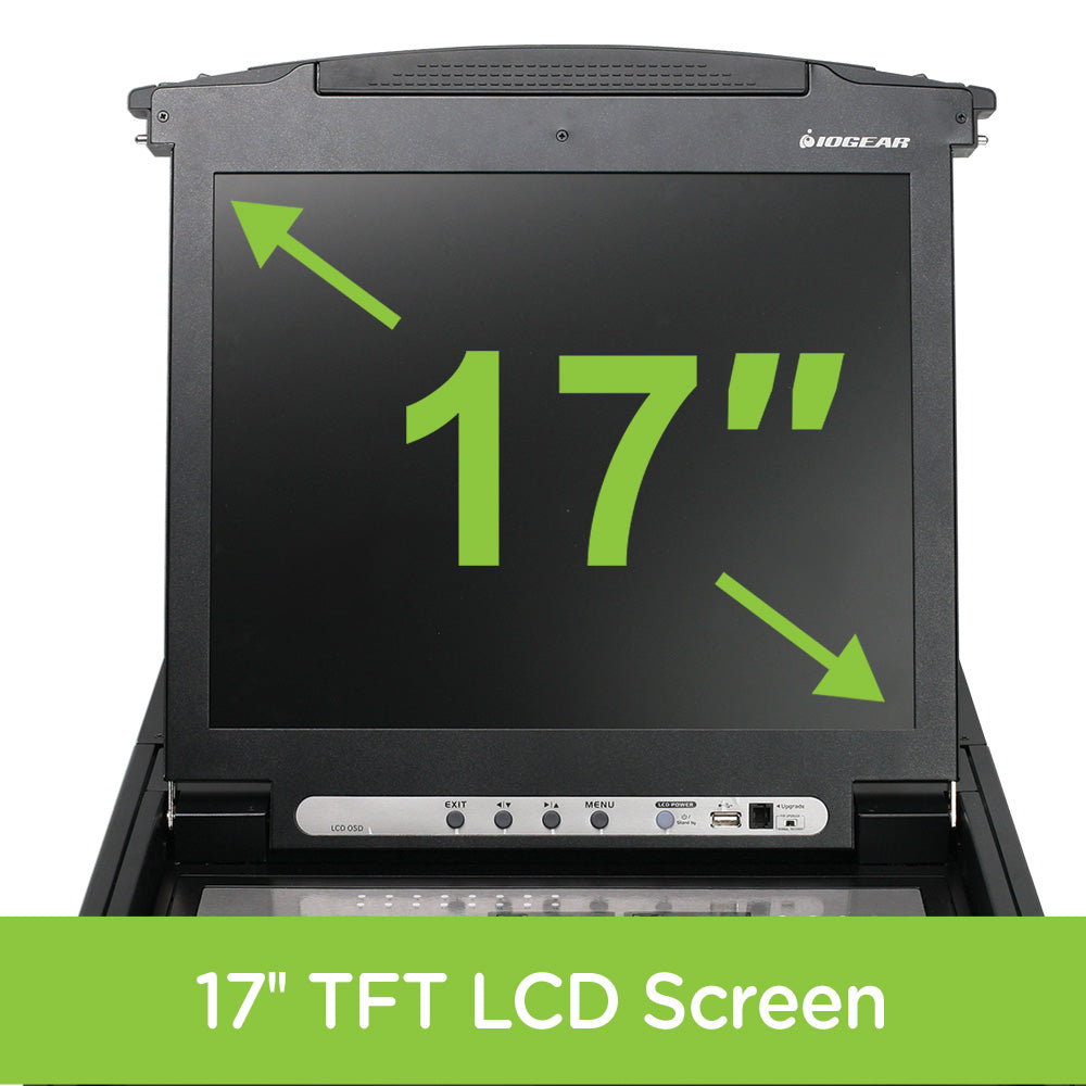 17" LCD KVM Combo Console (TAA Compliant)