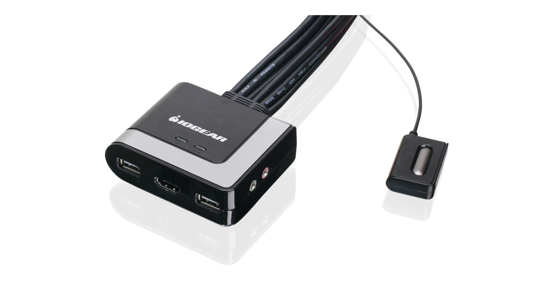 2-Port Cable KVM Switch with HDMI Connections